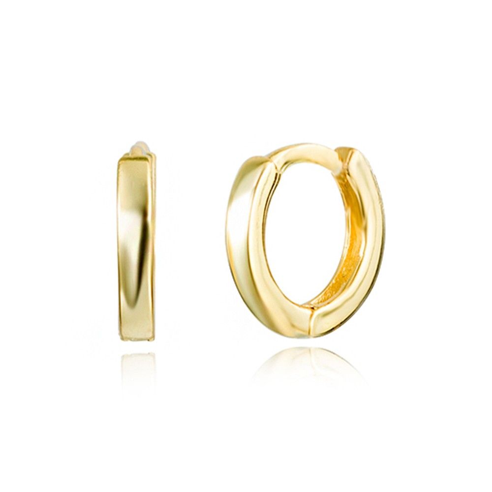 SMALL PLAIN GOLD HOOPS